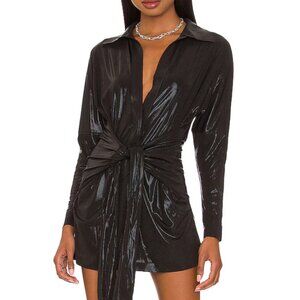 Norma Kamali Ty Front NK Shirt Dress